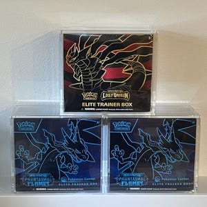 Pokemon ETB Acrylic Display Case – Magnetic Lid, 99% UV Protection
