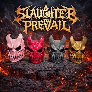 Custom Slaughter to Prevail Inspired Mask.  You chose the style and color and we will make it happen.
