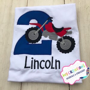 Motocross Birthday Shirt