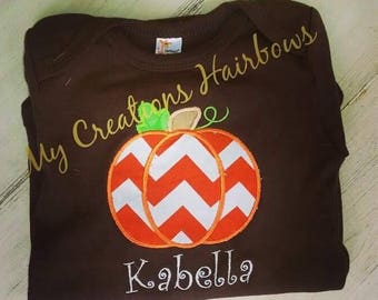 Girly Fall Pumpkin Shirt