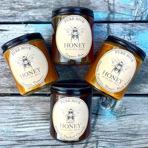 100 % Pure Unfiltered Raw Organic Honey  ~Unheated