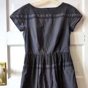 Vintage Black Eyelet Dress - Etsy