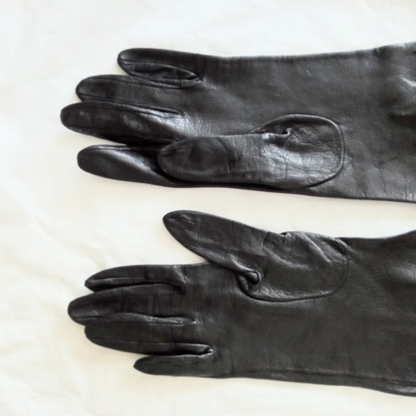 Soft, Unlined Brown Leather Gloves, Women's, XS