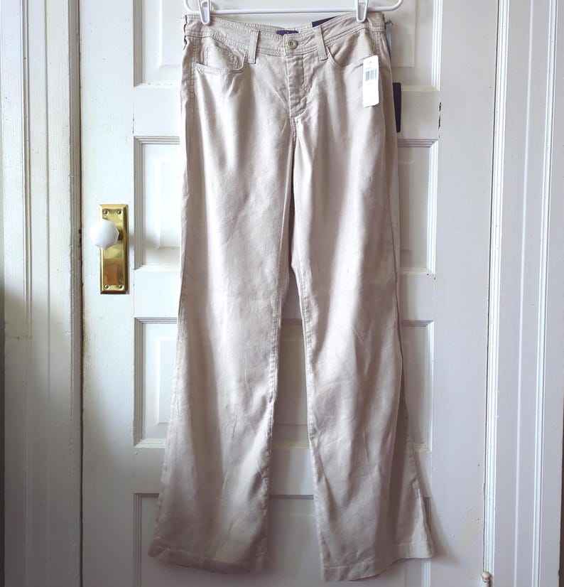 Nordstrom NYDJ Linen Blend Trousers, NOS, NWT, Retail 110 image 1