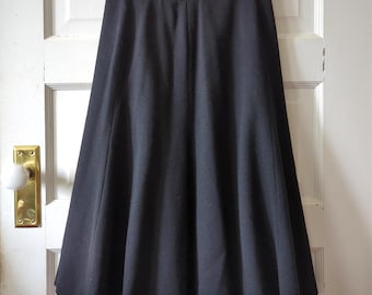 I Magnin Black Wool Skirt, Size 8, NWT, New Old Stock