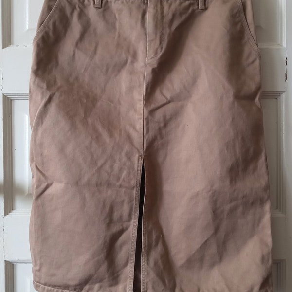 Gap Light Brown Skirt, 10, Pockets