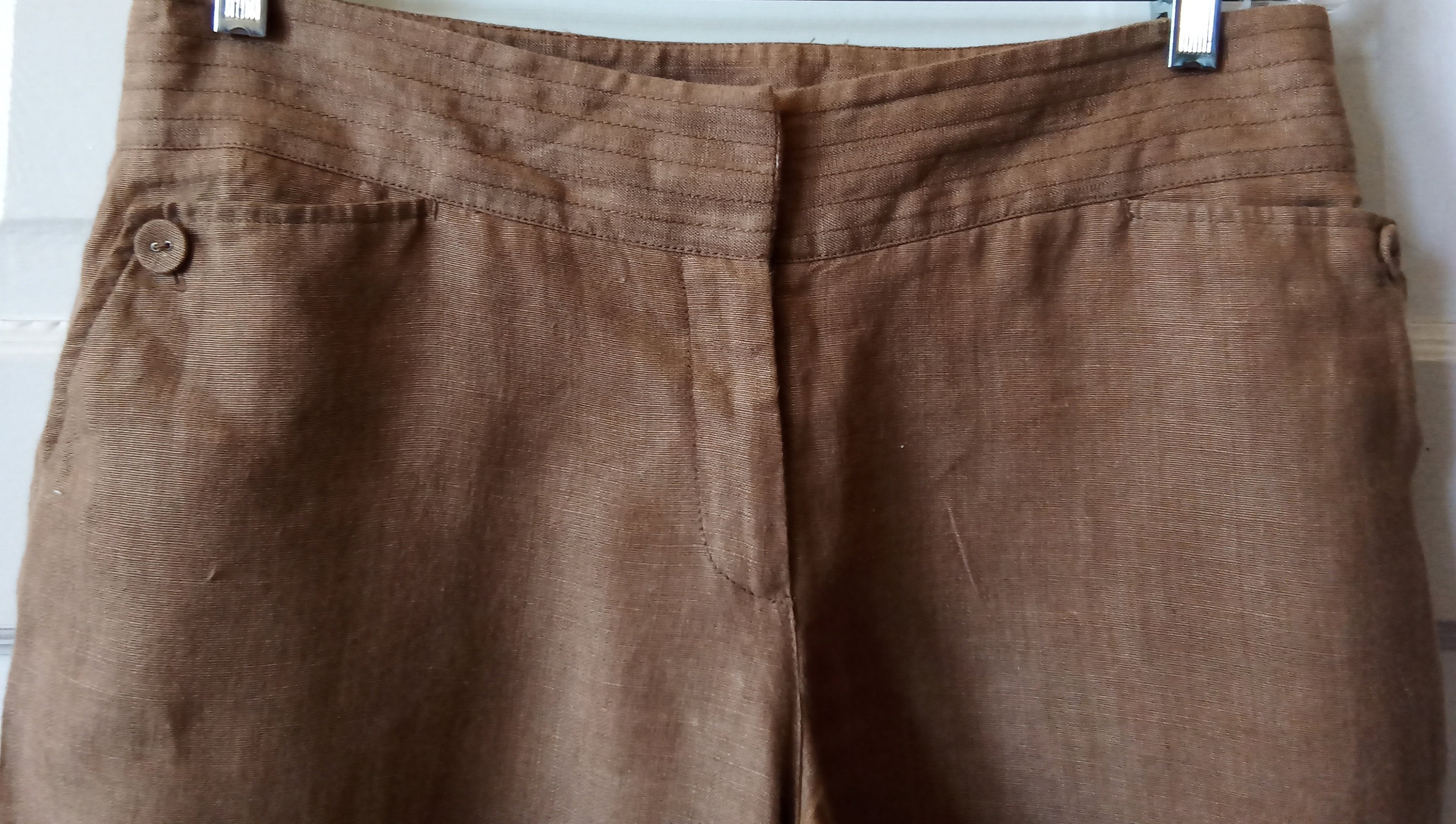 Sussan Linen Pants Capri 10 M New Old Stock Etsy