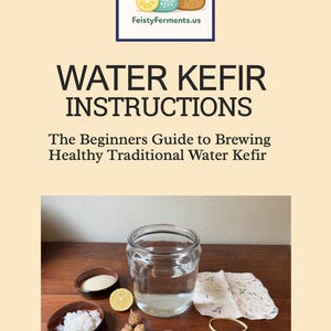 Water Kefir Guide – Step-by-Step Instructions for Beginners (Digital PDF)