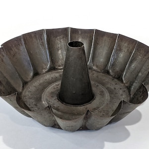 Mold Antique Dessert Tube Bake Pan Bundt Pound Cake Fruit Cake Panetonne Vintage Metal Bakeware Form Mold