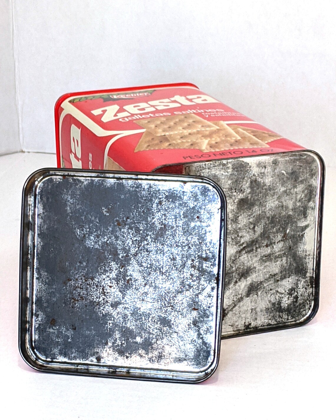 Tin Keebler® Zesta Saltines Crackers ©1971 Vintage Metal Etsy