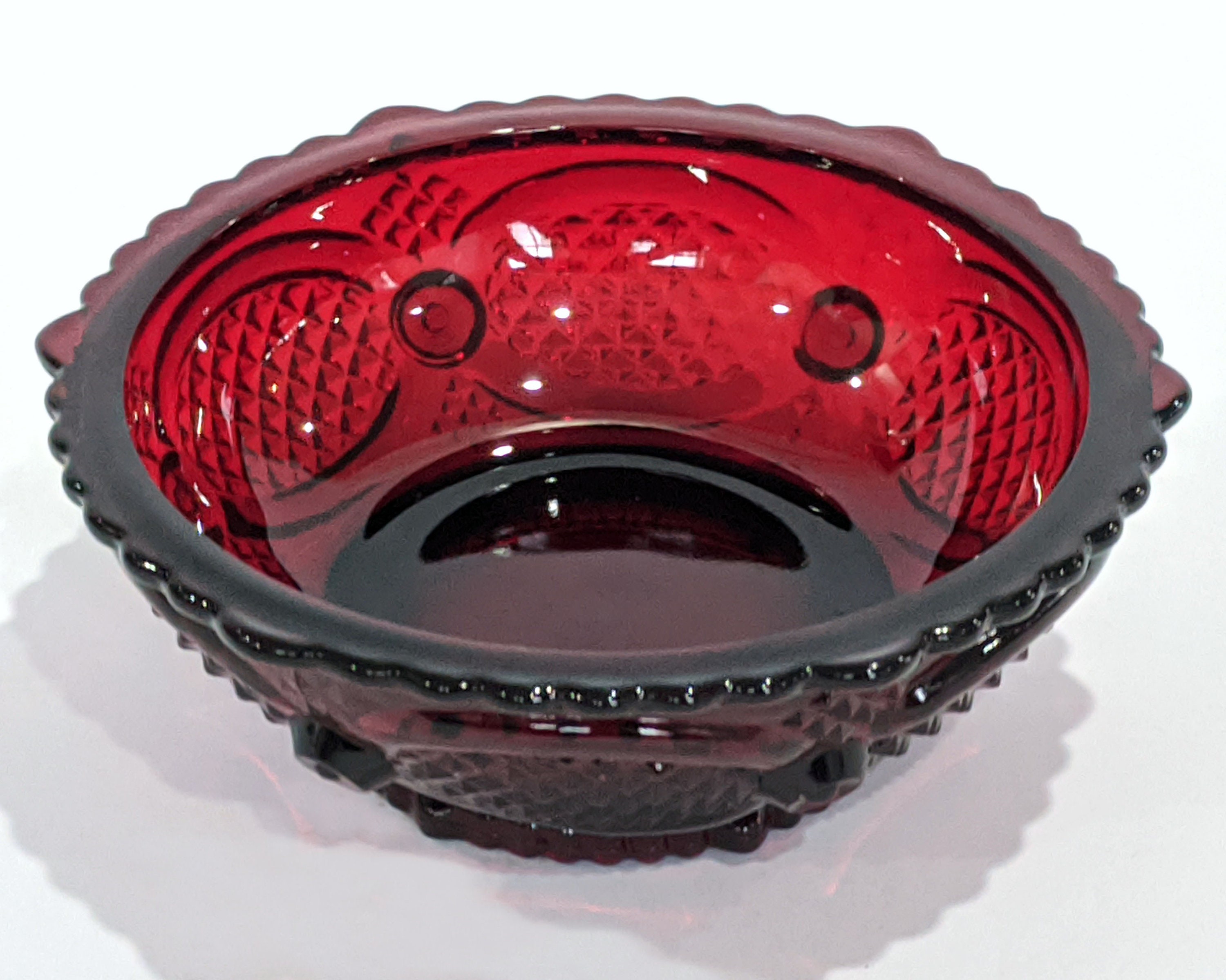 AVON© Bowls 1876 Cape Cod Fruit Dessert Ruby Red 4 Oz Glass Bowl - Etsy