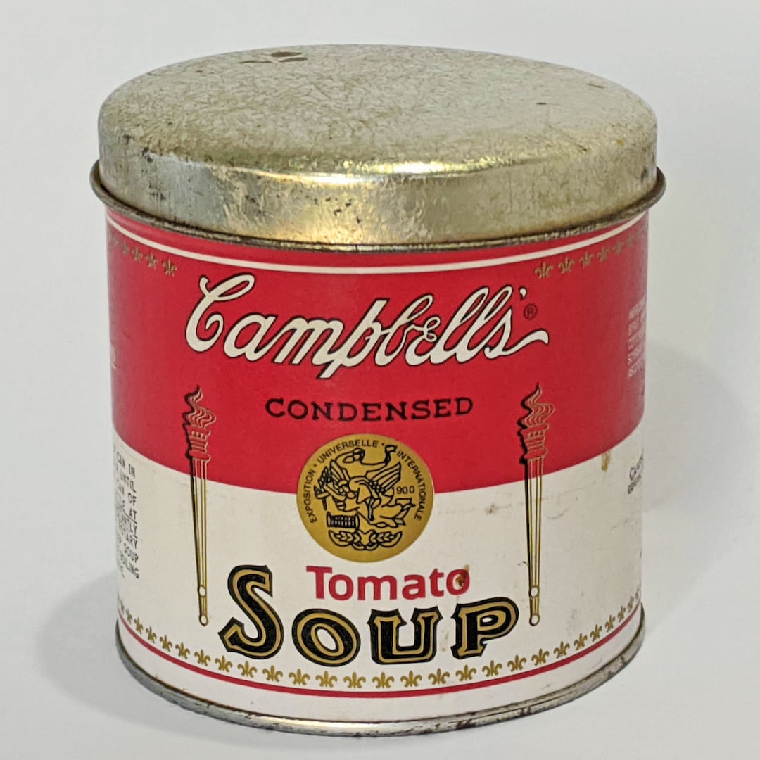 Campbell's® Soup Tin 1993 Vintage Tomato Soup Metal Kitchen