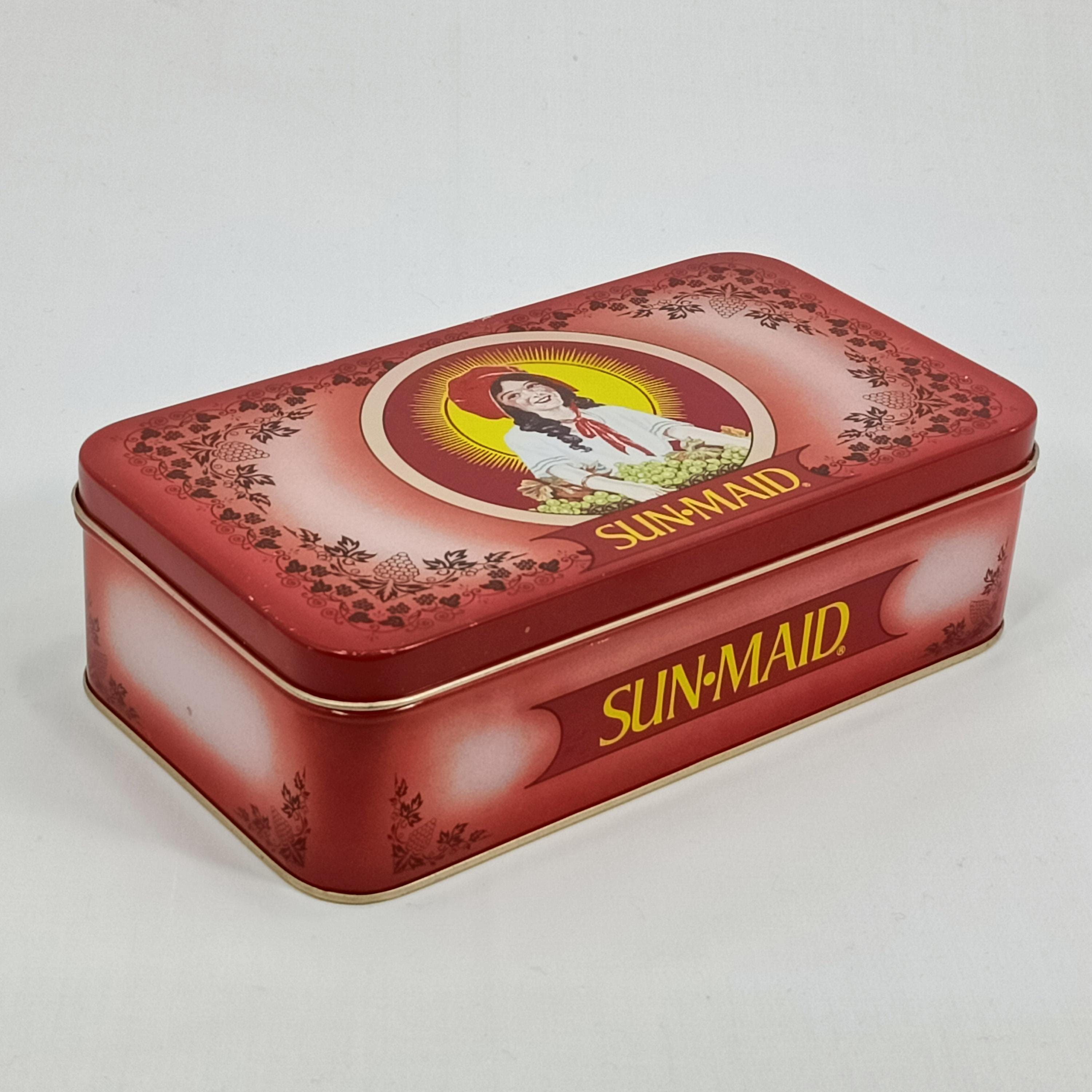 アンティークウッドボックス Sun-Maid Raisins 2 DIFFERENT VINTAGE