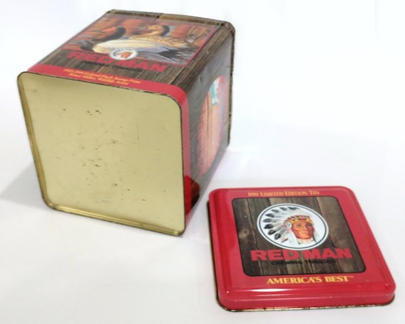 Tin RED MAN Chewing Tobacco 1994 Limited Edition 
