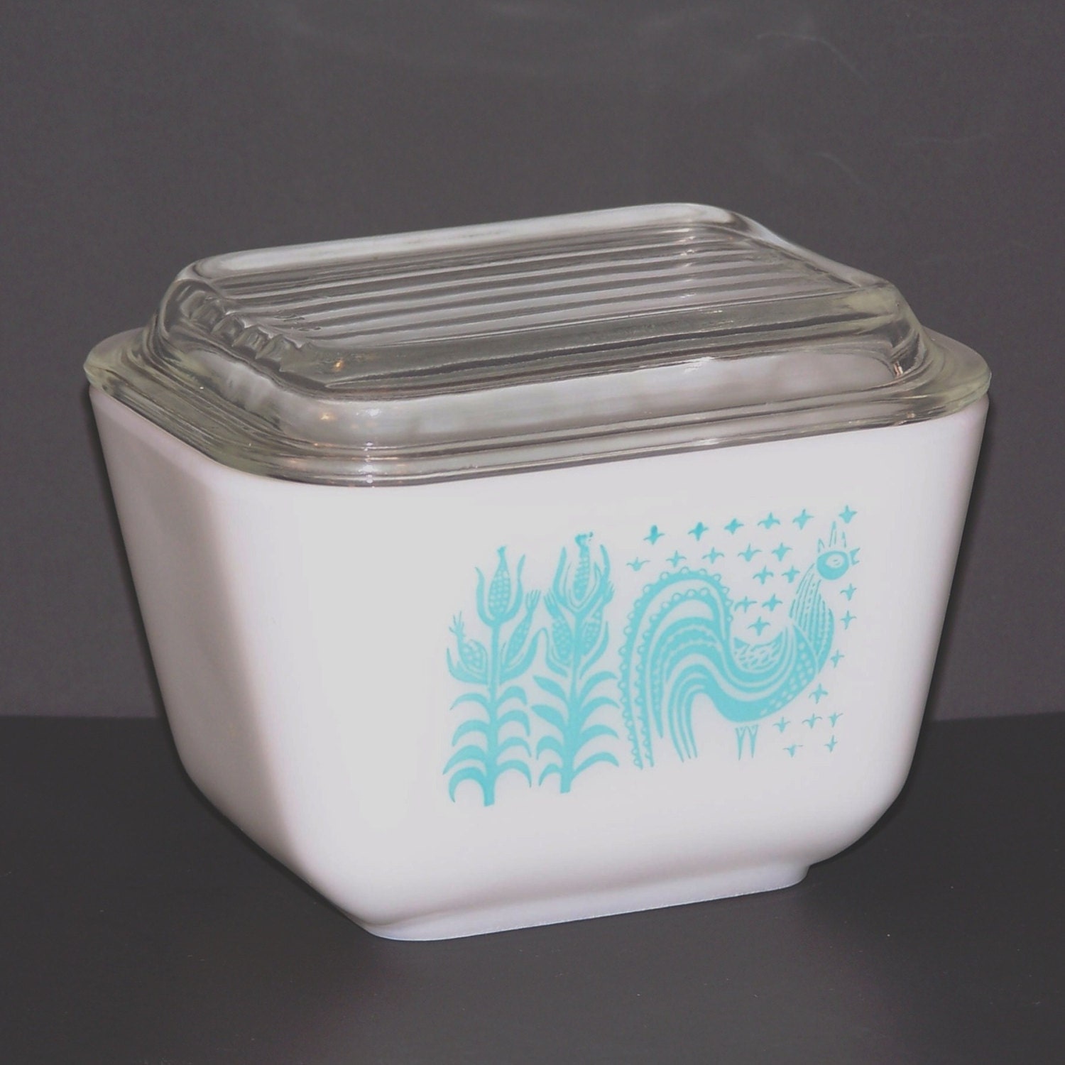 PYREX Butterprint Refrigerator Dish Lid Sm Etsy
