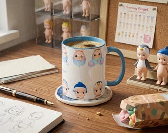 Sonny Angel Mug, Collectible Doll Coffee Cup, Kawaii Gift