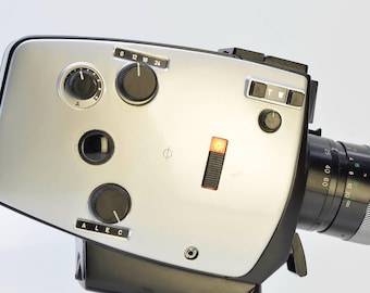 Bauer Royal 8E Makro Super8 Movie Camera TESTED, Professional Features Intervalometer Time Lapse, Fade, Dissolve and More. Mint Cosmetics!