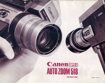Cameras Canon Auto Zoom 518 Sv Super Manual Canon Auto Zoom 518 SV