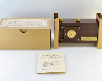 Zero Image 6x9 Multi Format Hand Made Wood Pinhole Camera MINT Condition in Original Box with Instructions, 120 Film for 6x6, 6x7, 6x9 Sizes