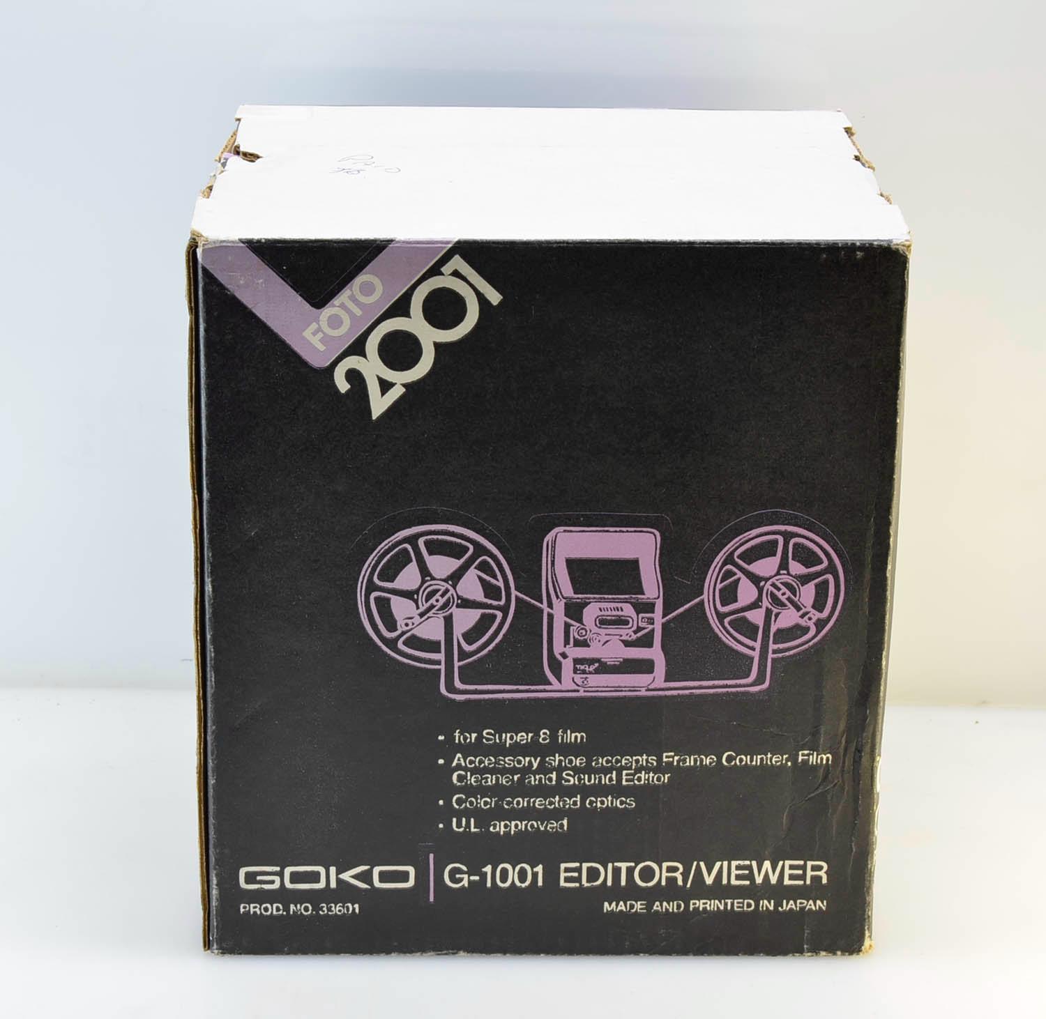 コータ　ページ Goko G-1001 Super8 Movie Film Viewer Editor Outfit Near Mint