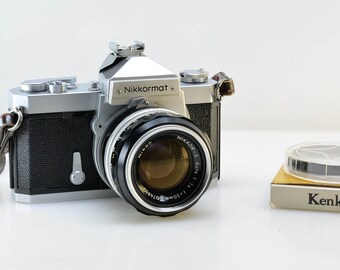 Nikon Nikkormat FTN 35mm SLR Film Camera with 50mm f1.4 Lens, SUPERB Mechanical and Cosmetic Condition, Fully Verified Functions, Manual Exp