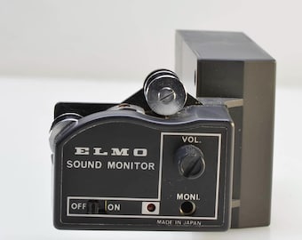 ELMO Super8 Sound Monitor Accessory Unit for S8 Film with Elmo, Argus and Others