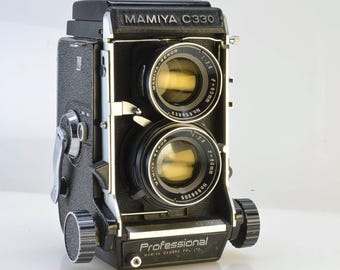 Mamiya C330 Professional S 6x6 Medium Format TLR + 80mm F/2.8 Blue