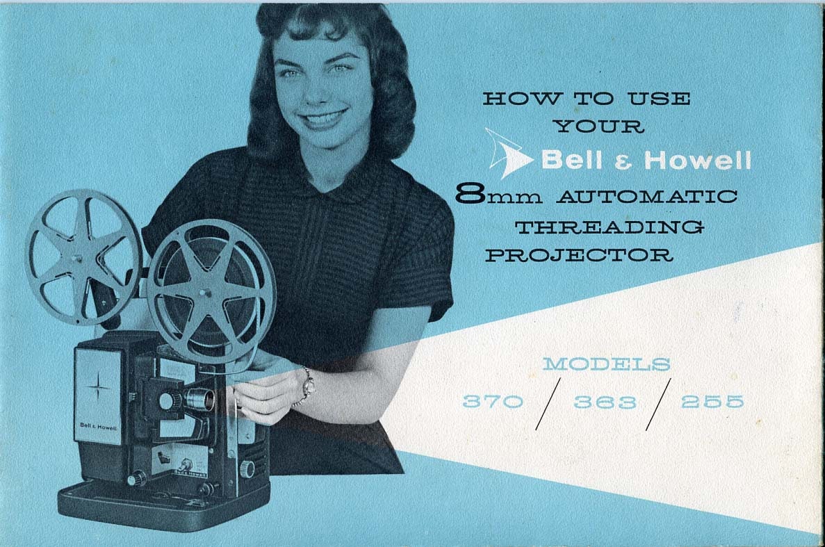 Bell & Howell QX80 film projector, retro vintage 8mm & super 8 reel to reel  movie projector