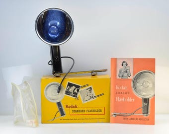 1950's Kodak Bulb Flash Holder Attachment for Tourist II, Signet 35 and Pony 828 Kodak 35mm Film Cameras, Perfect Display Accessory, In Box