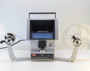 Elmo Dual 8mm 912 Movie Film Editor for Super8mm and Regular 8mm Films, Top of Line Editor, SUPERB Working and Cosmetic Condition, Japan