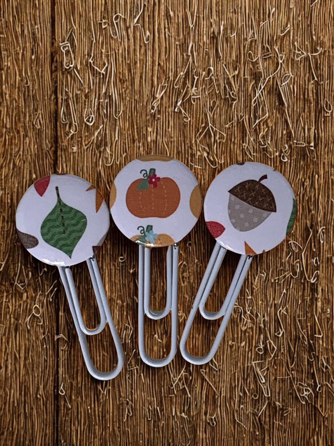 Trio of Small Fall Paper Clips - Etsy