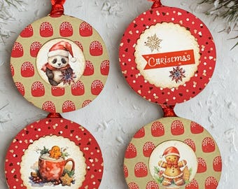 Decorative Christmas Paper Clips: Charming Characters