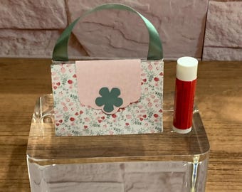 Valentine Mini Purse Lip Balm Holder
