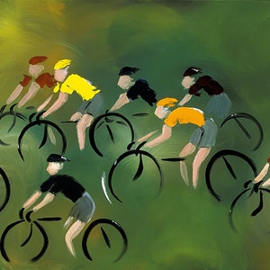 Print: &quot;Peloton&quot; by Gina Edwards (8x10)