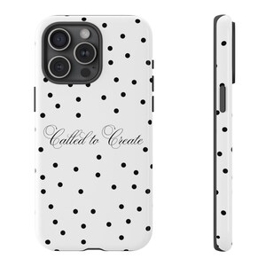 Polka Dot Christian Phone Case: Called to Create