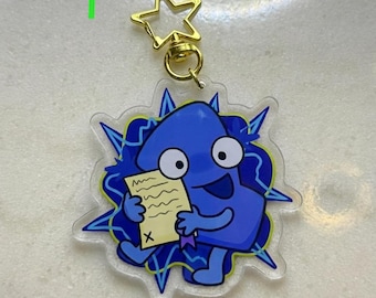 One TPOT/BFDI Keychain / Object Show TPOT 19, Gifts, Durable Bag Charm for Keys, Backpack or Purse, Unique Collectible Gift for Fans