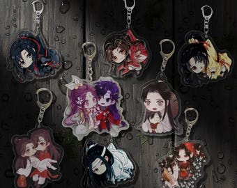Enchanting Acrylic Keychains, Tian Guan Ci Fu, Heaven Official's Blessing, novel