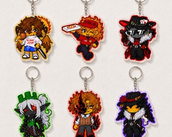 FORSAKEN Roblox Pixel Keychain, Bag Charm, Gamer Gift