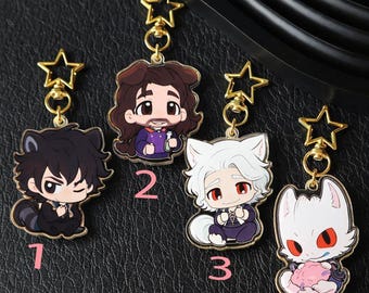 Baldur's Gate 3 Inspired Keychains ft Astarion, Karlach, Gale, Shadowheart, Gortash, Orin, Raphael, etc