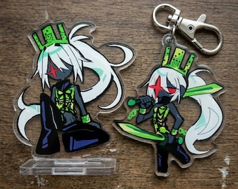 Forsaken Keychains, Roblox, Forsaken Roblox, Mach Keychains, Acrylic Keychains.
