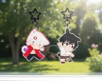 DMC Devil May Cry Acrylic Keychain Charms, Dante, Lady, dmc