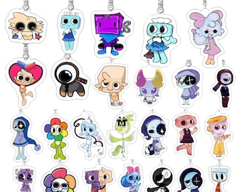 New Classic Game Dandy's World Acrylic Keychain,