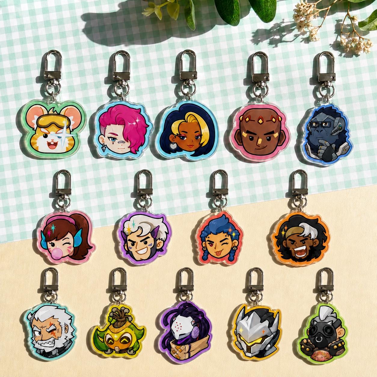 Overwatch Keychain Mizuki - Etsy