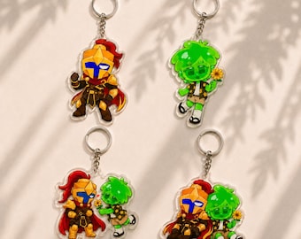 Slimeknight Keychain, AveryTheMayo D3rLord3 Gamer Bag Accessory