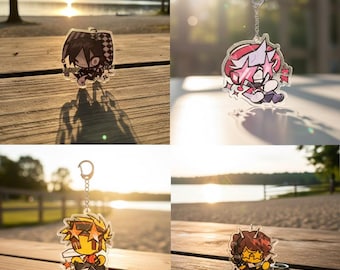Forsaken Keychain Guest 1337 Acrylic, Key Chain Bags Charms Keyring Car Pendant Accessories Toys Kids Friends
