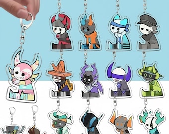 Popular Video Games Keychains for Accessories Bag Medkit Subspace Valk KeyChain Ring Jewelry Fans Gifts Cute Cartoon Keyrings