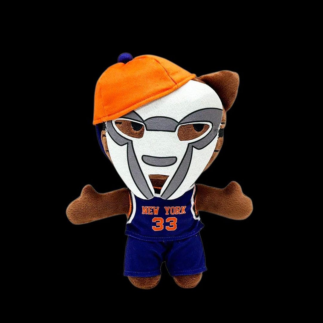Costom Plushie Rapper MF DOOM Hello Kitty Plushie – Rapper Kitty Doll With Mask, Cap & Custom ...