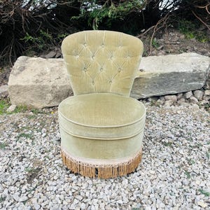 Sage Green Dressing Table Chair - Etsy UK