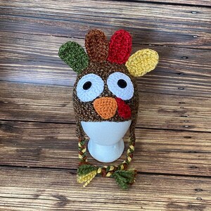 JOYIN 2 PCS Thanksgiving Pom Beanie Hats, Turkey