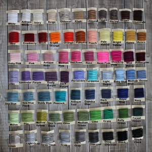 Crochet Bow headband you choose color chart inside sizes nb-adult image 2